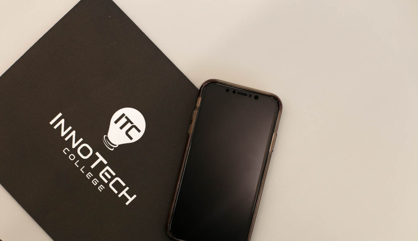 InnoTech College branded notebook