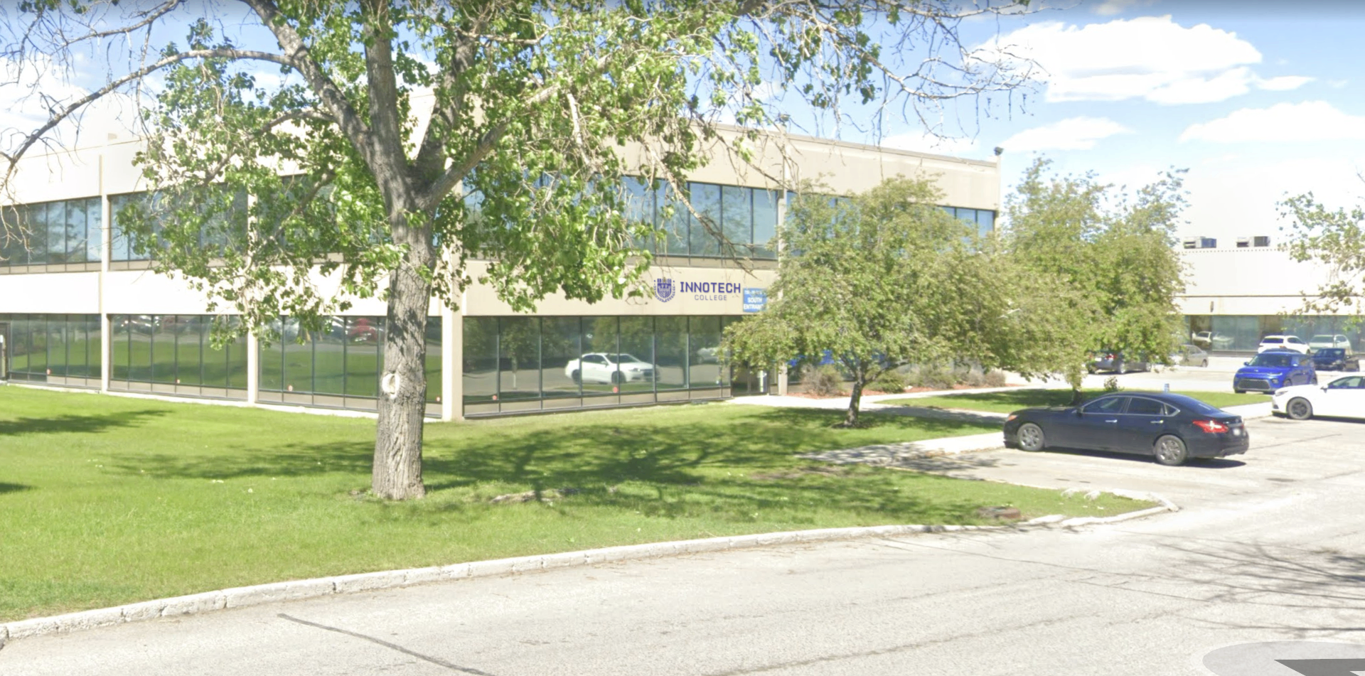 Exterior of the InnoTech College building in Alberta